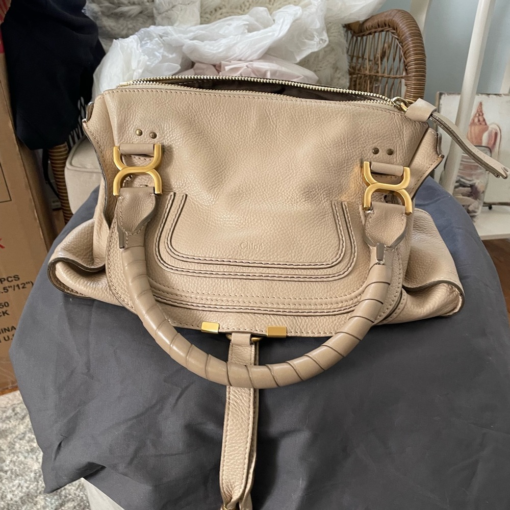 Chloe Medium Marcie in Angora Beige